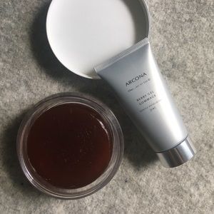 Arcona berry gel gomage and toner tea bar